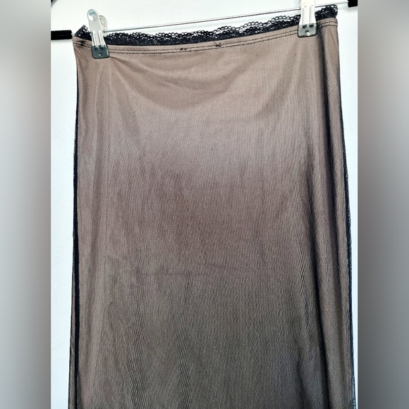 London Rose Women's Tulle Pull On Stretch Skirt Nude Lining Comfy Small - Picture 2 of 16